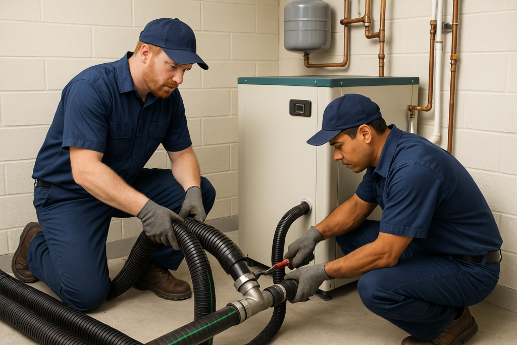 geothermal installation